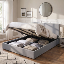 Load image into Gallery viewer, Violet Super King Gas Lift Bed Frame - Grey
