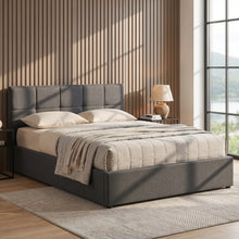 Load image into Gallery viewer, Elizabeth Double Gas Lift Bed Frame - Dark Grey
