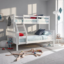 Load image into Gallery viewer, Dome Wooden Triple Bunk Bed - White