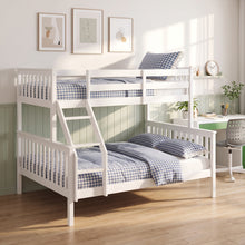 Load image into Gallery viewer, Dome Wooden Triple Bunk Bed - White