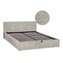 Load image into Gallery viewer, Lifteo Linen Queen Gas Lift Bed Frame - Light Beige