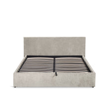 Load image into Gallery viewer, Lifteo Linen Queen Gas Lift Bed Frame - Light Beige