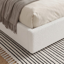 Load image into Gallery viewer, Lull Boucle Queen Gas Lift Bed Frame - Beige (p1=0.196m³ - 21kg)(p2=0.120m³ - 23kg)(T=0.316m³ - 44kg)