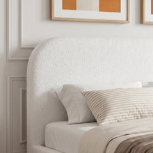 Load image into Gallery viewer, Lull Boucle Queen Gas Lift Bed Frame - Beige (p1=0.196m³ - 21kg)(p2=0.120m³ - 23kg)(T=0.316m³ - 44kg)