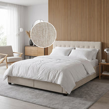Load image into Gallery viewer, Eleanor Queen Bed Frame with 4 Drawers - Beige