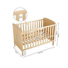 Load image into Gallery viewer, 24506-mote-wooden-baby-cot-natural-26082610
