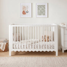 Load image into Gallery viewer, Hestia Wooden Baby Cot - White