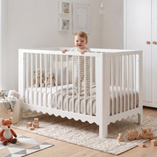 Load image into Gallery viewer, Hestia Wooden Baby Cot - White