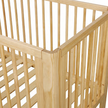 Load image into Gallery viewer, Hestia Wooden Baby Cot - Natural
