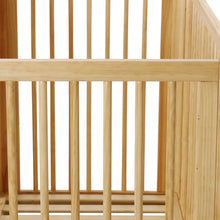Load image into Gallery viewer, Hestia Wooden Baby Cot - Natural
