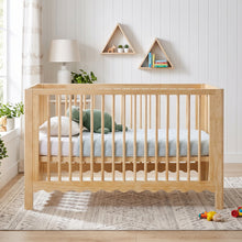 Load image into Gallery viewer, Hestia Wooden Baby Cot - Natural