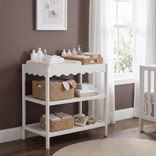 Load image into Gallery viewer, Talus Wooden Changing Table - White