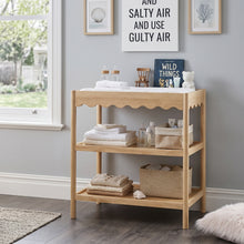 Load image into Gallery viewer, Talus Wooden Changing Table - Natural