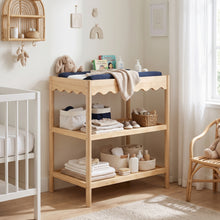 Load image into Gallery viewer, Talus Wooden Changing Table - Natural