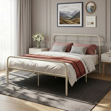 Load image into Gallery viewer, 24435-bolt-double-metal-bed-frame-cream-2609011