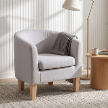 Load image into Gallery viewer, Ryan Tub Armchair - Light Grey