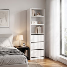 Load image into Gallery viewer, Payette 3 Drawer &amp; Shelf Wardrobe - White