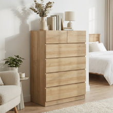 Load image into Gallery viewer, 22607-harris-6-drawers-tallboy-oak-2609041