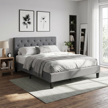 Load image into Gallery viewer, 22227-capra-queen-wooden-bed-frame-white-2609052