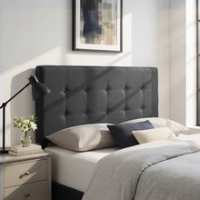 Load image into Gallery viewer, 21537-susan-headboard-double-black-2609052