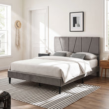 Load image into Gallery viewer, 24343-sable-double-bed-frame-grey-2609051