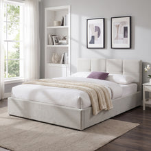 Load image into Gallery viewer, Elevon Double Gas Lift Bed Frame - Linen Grey