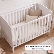 Load image into Gallery viewer, 24505-mote-wooden-baby-cot-white-2609094