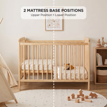Load image into Gallery viewer, 24504-pumice-wooden-baby-cot-natural-2609092