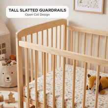 Load image into Gallery viewer, 24504-pumice-wooden-baby-cot-natural-2609095