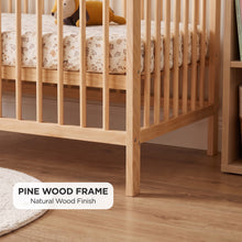Load image into Gallery viewer, 24504-pumice-wooden-baby-cot-natural-2609096