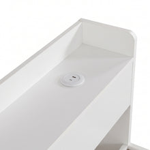 Load image into Gallery viewer, Elda Single Bed Frame with USB Port &amp; Drawers - White