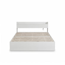 Load image into Gallery viewer, Elda Queen Bed Frame with USB Port &amp; Drawers - White
