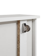 Load image into Gallery viewer, Elda Double Bed Frame with USB Port &amp; Drawers - White