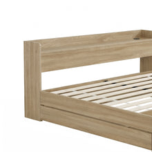 Load image into Gallery viewer, Elda King Bed Frame with USB Port &amp; Drawers - Natural