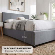 Load image into Gallery viewer, 21950-shasta-fabric-slat-bed-frame-with-headboard-queen-2609144
