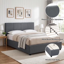 Load image into Gallery viewer, 21950-shasta-fabric-slat-bed-frame-with-headboard-queen-2609145