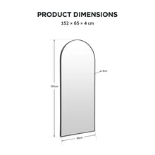 Load image into Gallery viewer, 24114-alto-metal-arched-full-length-mirror-black-2609143