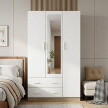 Load image into Gallery viewer, 24400-bram-3-door-wardrobe-cabinet-with-mirror-oak-white-26091513