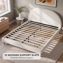 Load image into Gallery viewer, 24037-moruisg-king-bed-frame-white-2609215