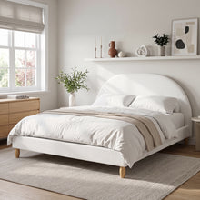 Load image into Gallery viewer, 24037-moruisg-king-bed-frame-white-2609217