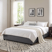 Load image into Gallery viewer, Bromo Fabric Slat Bed Frame - King