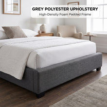 Load image into Gallery viewer, Bromo Fabric Slat Bed Frame - King