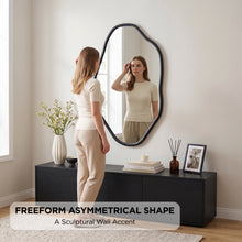 Load image into Gallery viewer, 24428-moro-freeform-wall-mirror-91cm-black-2609185