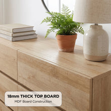 Load image into Gallery viewer, Harris 6 Drawers Low Boy - Oak