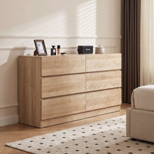 Load image into Gallery viewer, Harris 6 Drawers Low Boy - Oak