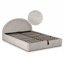 Load image into Gallery viewer, LT11181-arch-queen-gas-lift-bed-frame-light-taupe-2610092