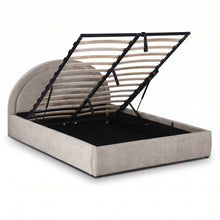 Load image into Gallery viewer, LT11181-arch-queen-gas-lift-bed-frame-light-taupe-2610093