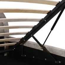 Load image into Gallery viewer, LT11181-arch-queen-gas-lift-bed-frame-light-taupe-2610097