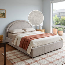 Load image into Gallery viewer, LT11181-arch-queen-gas-lift-bed-frame-light-taupe-26100910