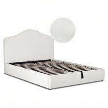 Load image into Gallery viewer, Peak Queen Gas Lift Bed Frame - Beige